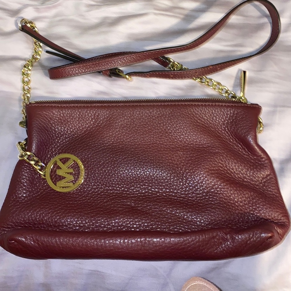 MK Burgundy Crossbody